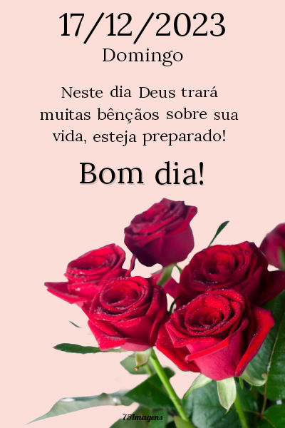 Domingo 17 de Dezembro! Neste dia Deus trará muitas bênçãos